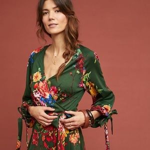 Anthropologie Eva Franco Dahlia Wrap Dress